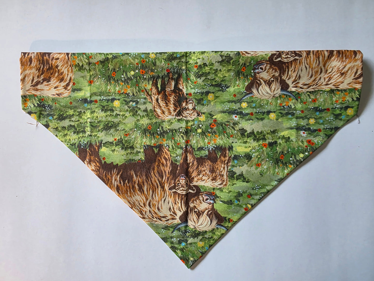 Medium Over-the-Collar Dog Bandana – Handmade Pet Bandana for Dogs
