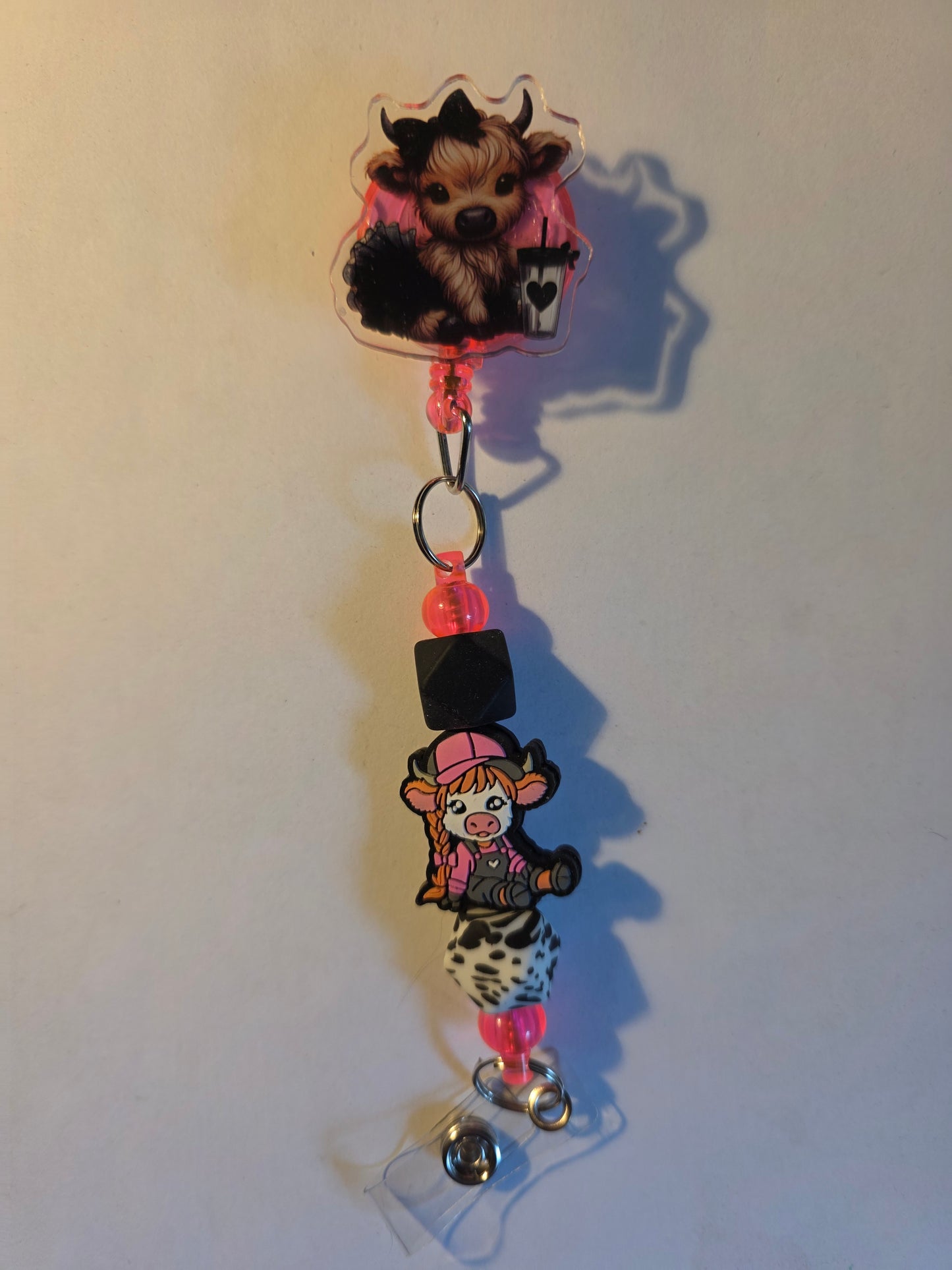 Beaded and Acrylic Badge Reels