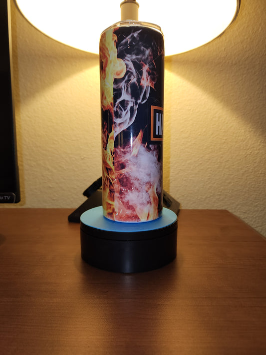 Harley-Davidson Inspired Flame Tumbler – Fire & Smoke Design