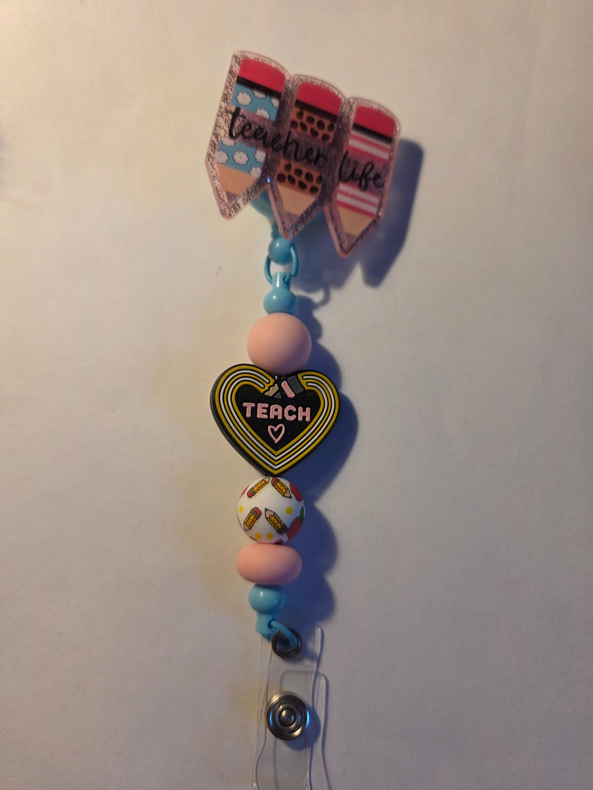 Beaded and Acrylic Badge Reels