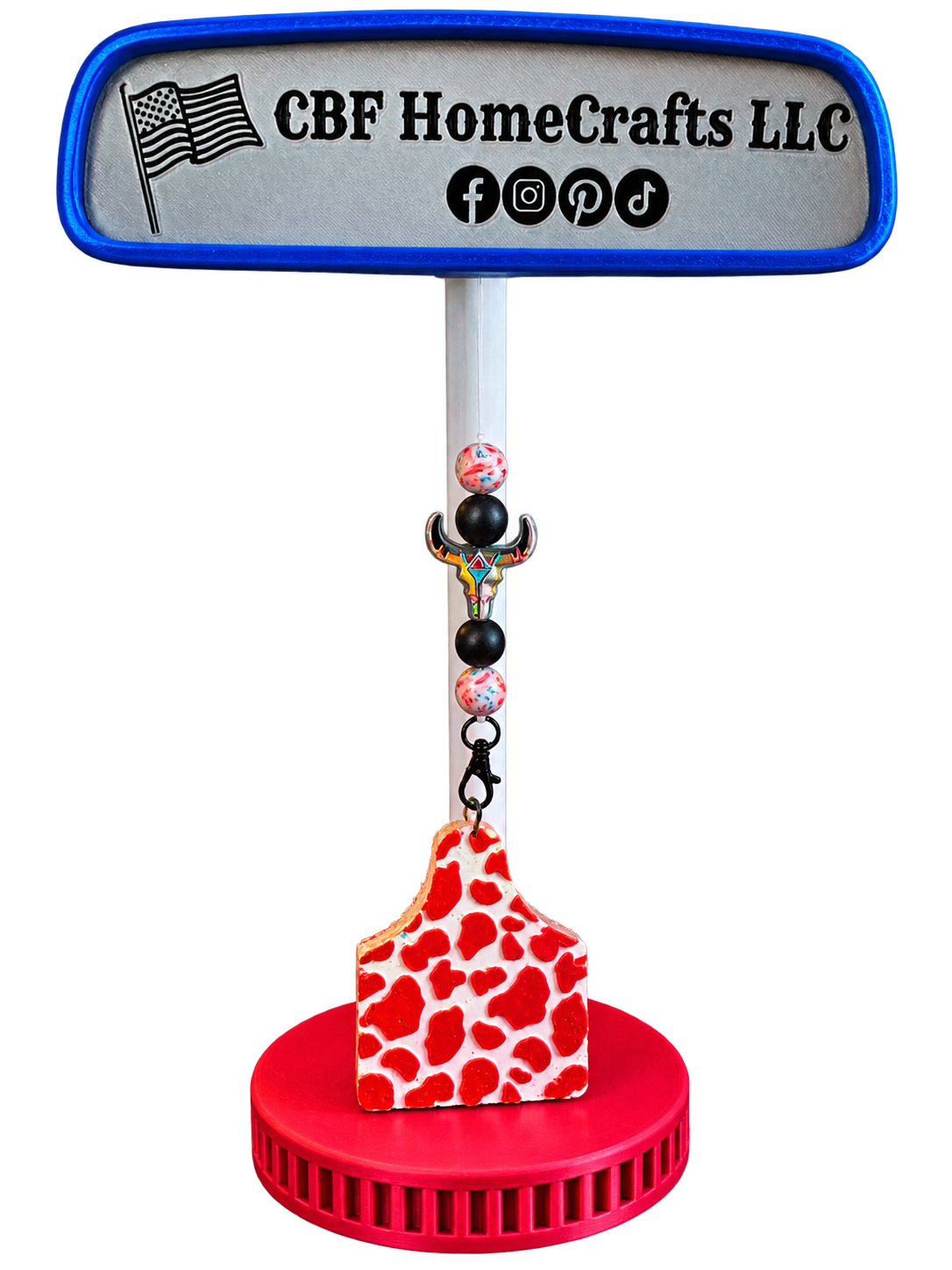 Handmade Car Freshie with Lanyard – Scented Car Charm | Made in the USA