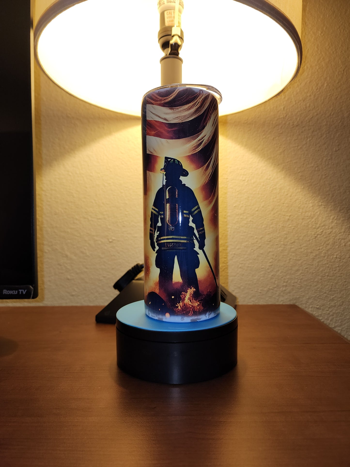 Firefighter Tumbler – Hero in the Flames