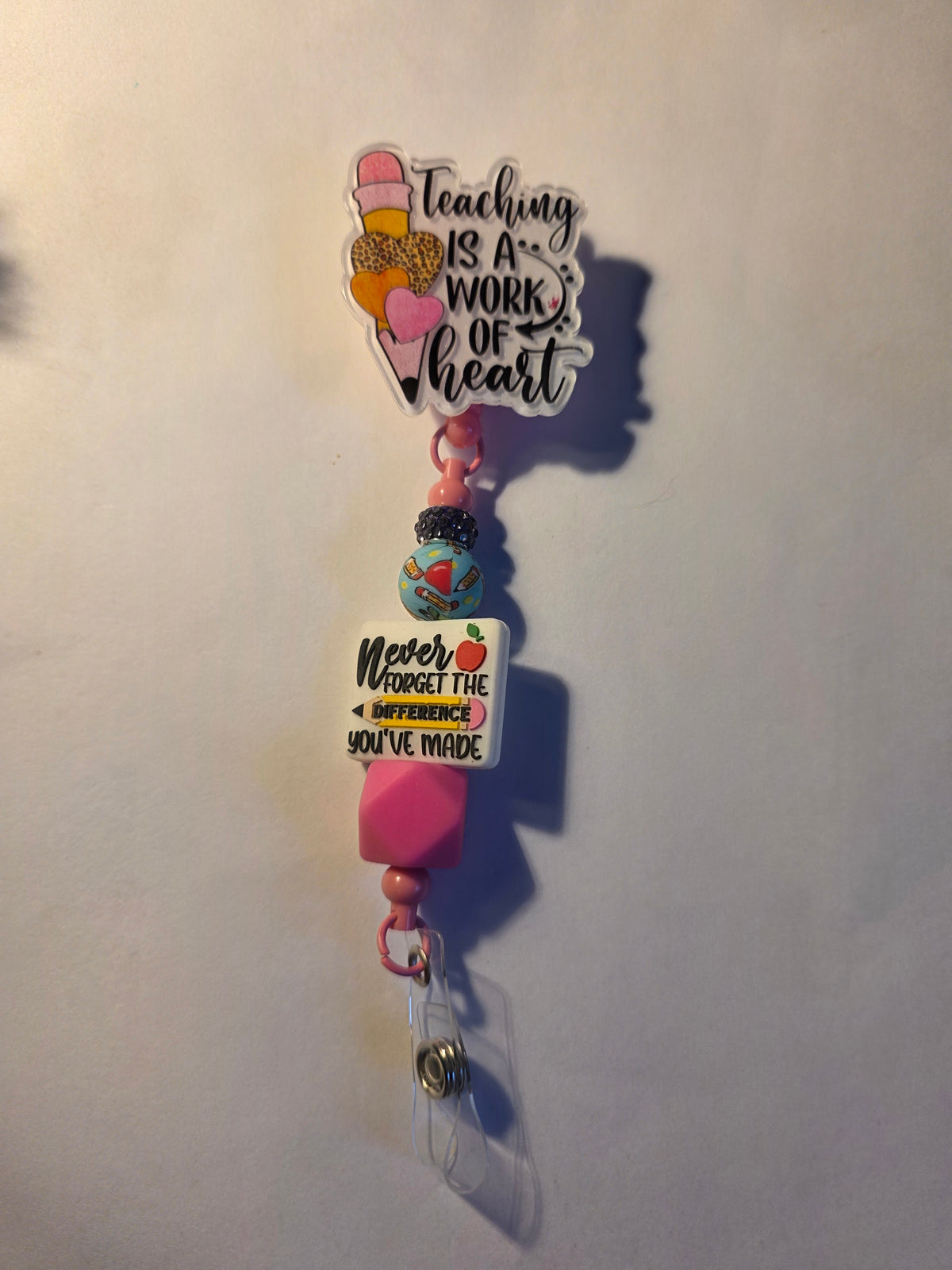 Beaded and Acrylic Badge Reels