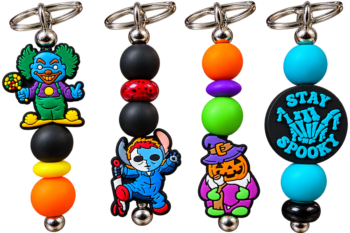 Holiday Beaded Keychains – Handmade Seasonal Keychains & Festive Accessories