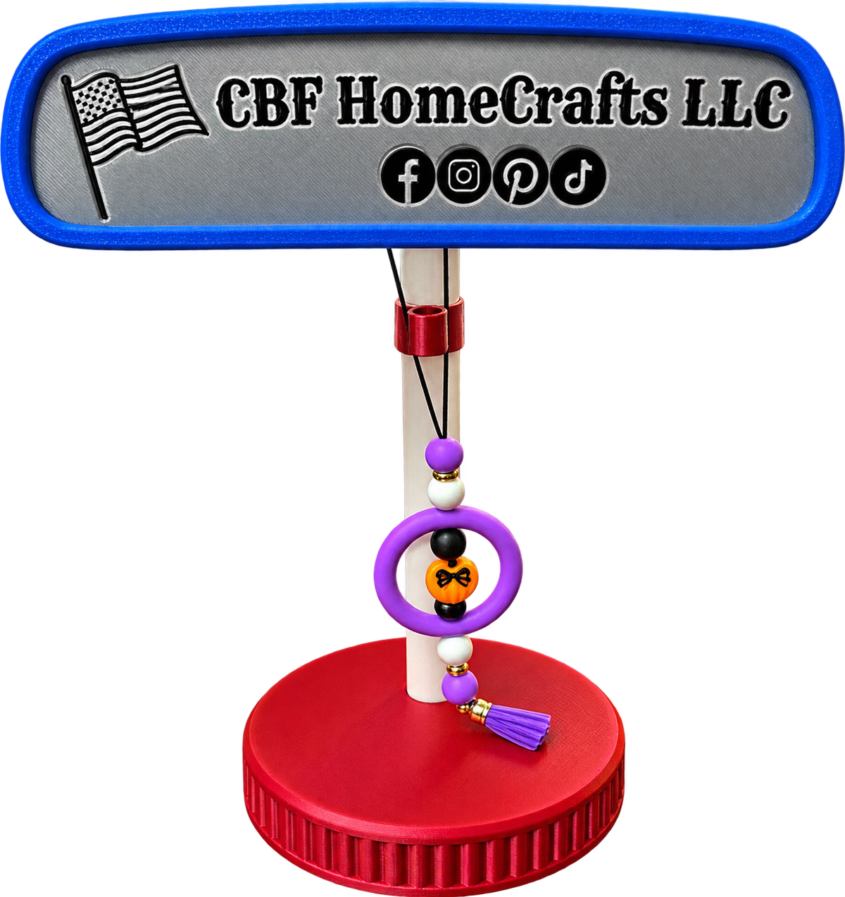 Holiday Car Charms with Short Tassels – Handmade Seasonal Rearview Mirror Accessories