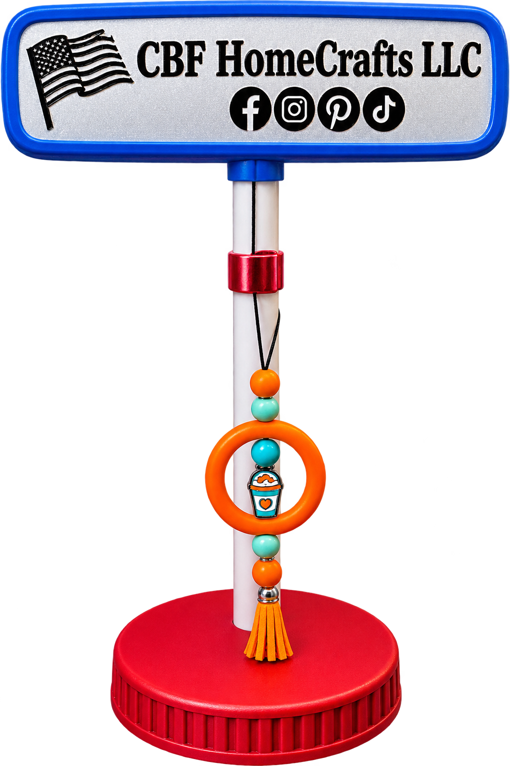 Holiday Car Charms with Short Tassels – Handmade Seasonal Rearview Mirror Accessories
