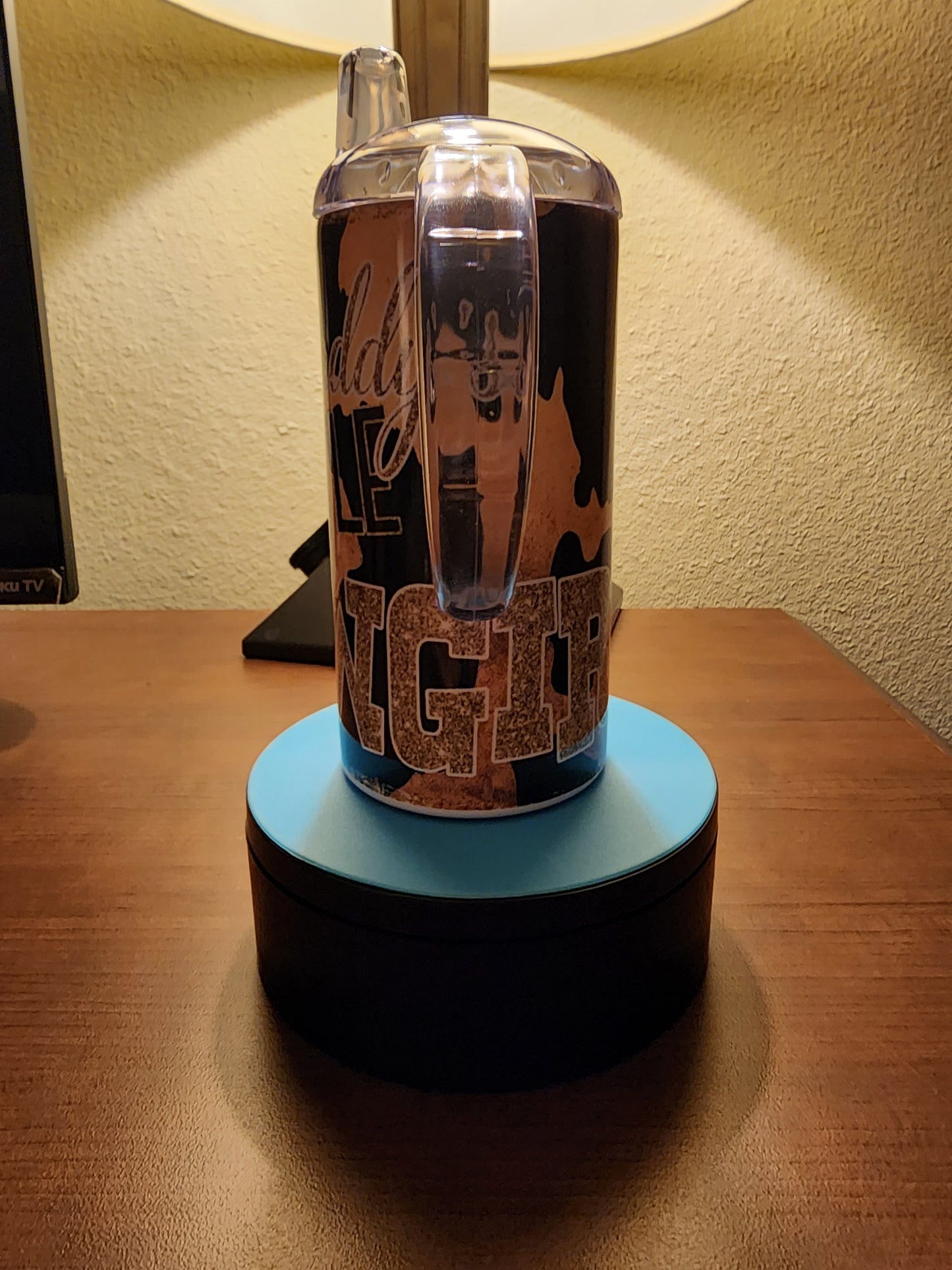 "Daddy’s Little Cowgirl” 12oz Sippy Cup