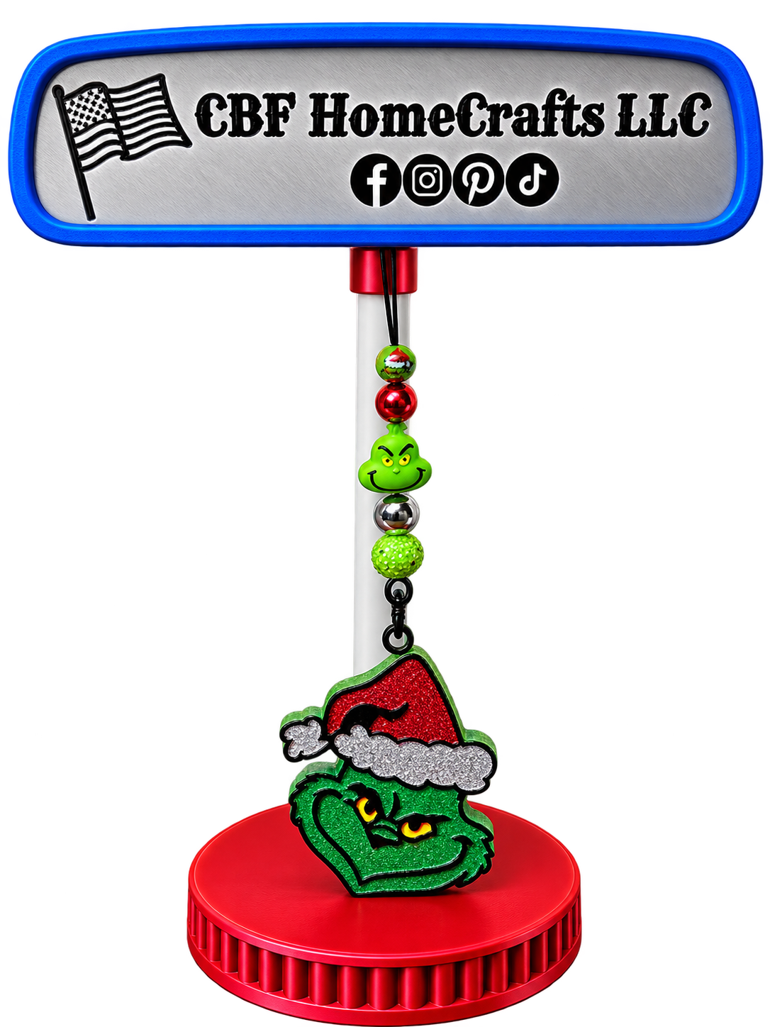 Handmade Car Freshie with Lanyard – Scented Car Charm | Made in the USA