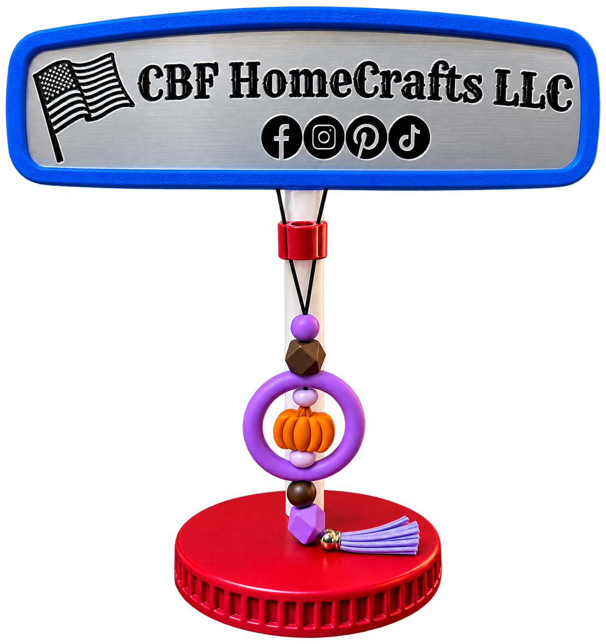 Holiday Car Charms with Short Tassels – Handmade Seasonal Rearview Mirror Accessories