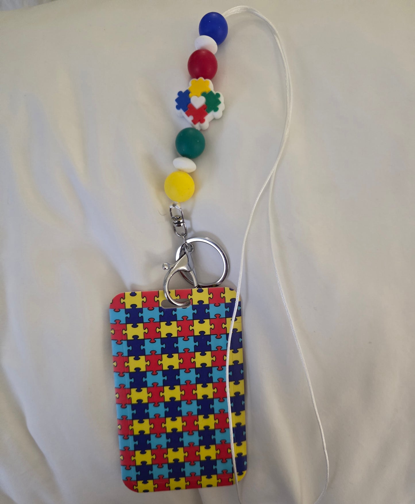 Handmade Beaded Lanyards with Themed Badge Holders