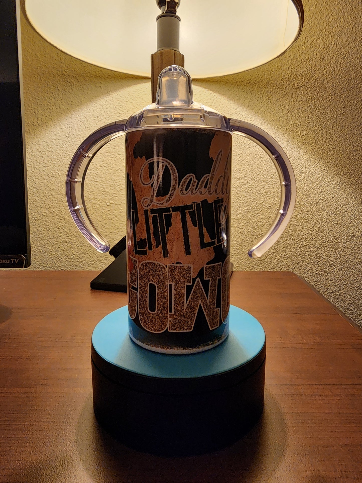 "Daddy’s Little Cowgirl” 12oz Sippy Cup