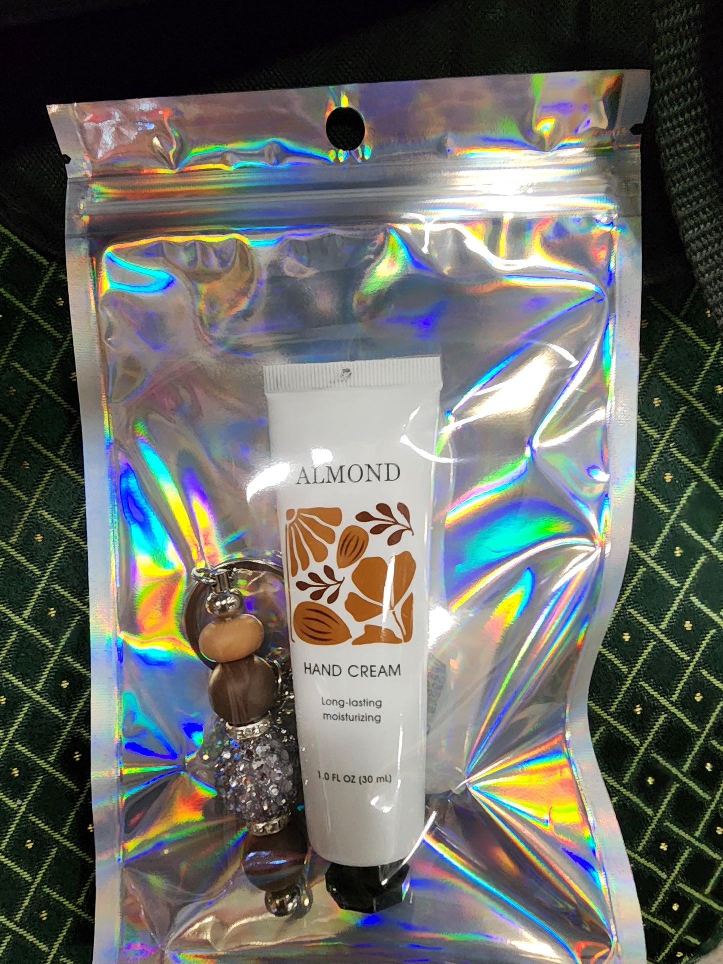 Mini Beaded Keychain with Lotion