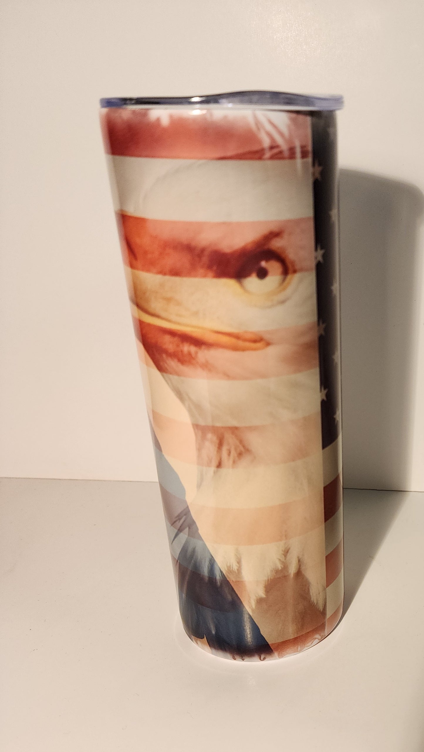 Marine with Eagle and Soldier Tumbler