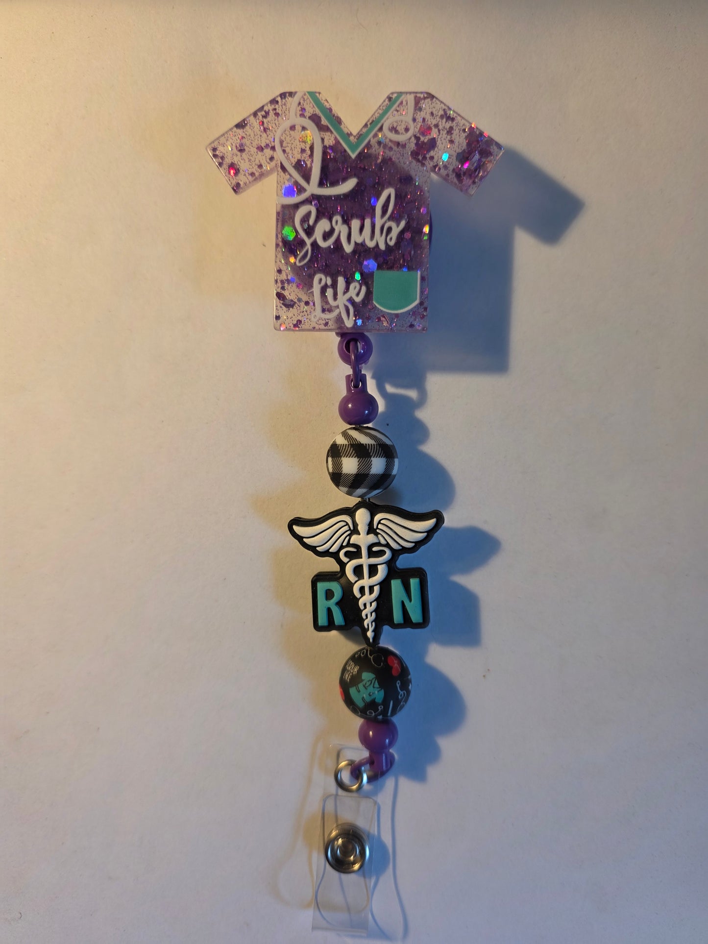 Beaded and Acrylic Badge Reels