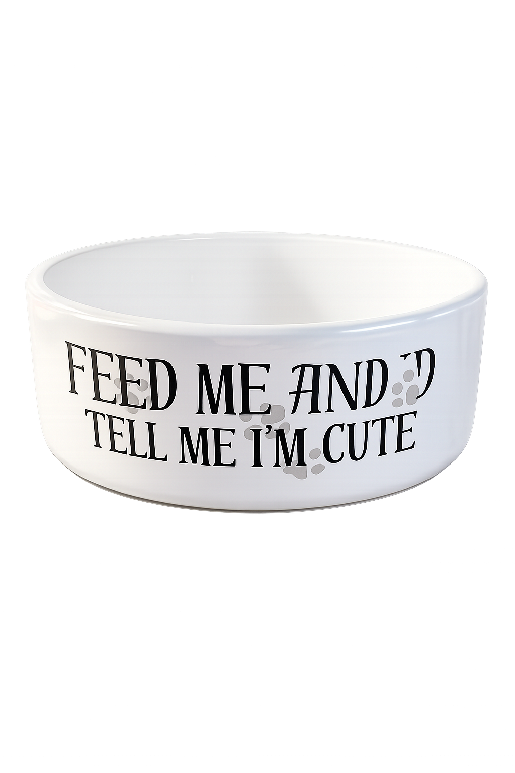 Personalized Ceramic Pet Bowl